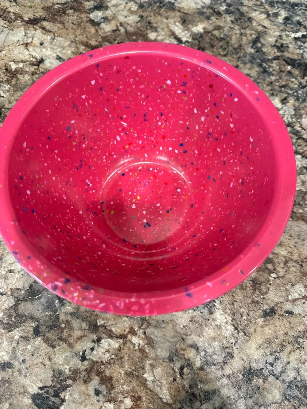 Pre-Owned: Zak! Melamine Confetti Nesting Mixing Bowls - Green, Yellow, Pink